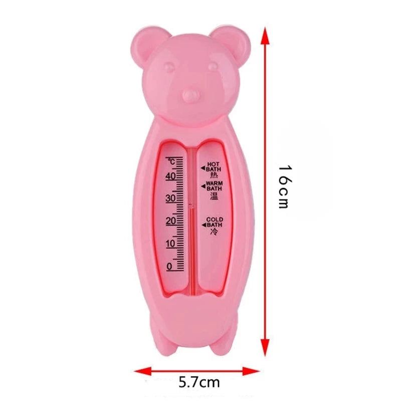 New Cartoon Floating Bear Baby Water Thermometers Lovely Kids Bath Thermometer Toy Plastic Tub Water Sensor Thermometer