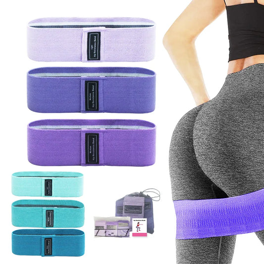 Fabric Resistance Elastic Booty Bands Squat glute workout Non-slip trainer thick band Stretch Fitness Strips Loops Yoga Equipmet