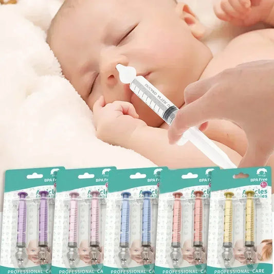 10ML/20ML Baby Nasal Aspirator Syringe Baby Nose Cleaner Rhinitis Nasal Washer Irrigator Needle Baby Nose Washing for Children