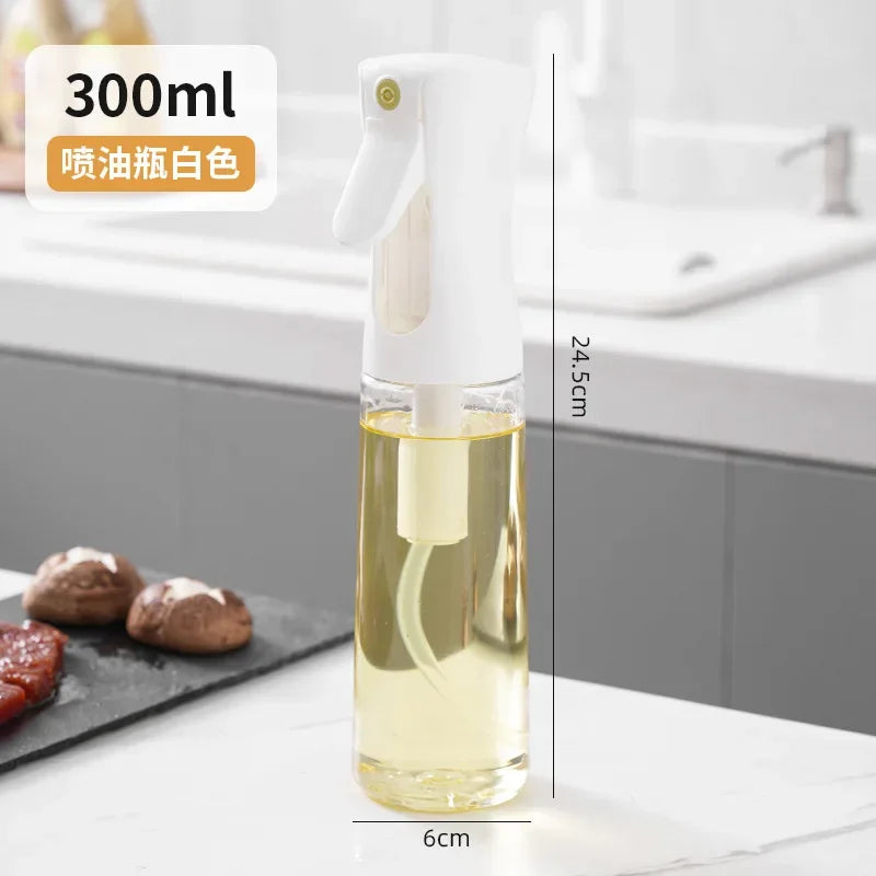 200/300/500 ML Oil Spray Pot Kitchen Household Edible Olive Oil Spray Bottle Atomized Misty Oil Tank Air Fryer Spray Bottle