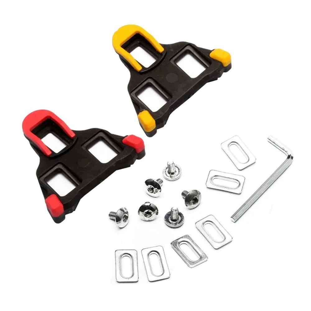 Road Bike Pedal Cleat SPD SL Bicycle Pedals Plate Clip Self-locking Plate Float Pedal Cleats Cycling Shoes Bicycle Accessories