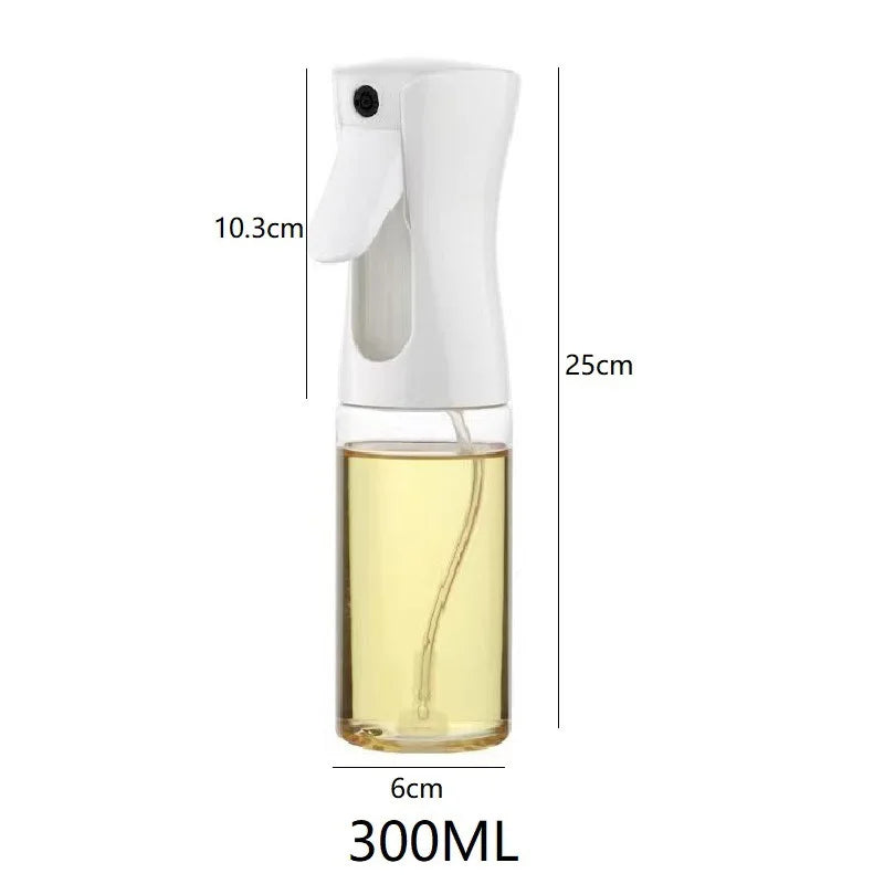 1pc 200ml/300ml Oil Spray Bottle Kitchen Cooking Olive Oil Dispenser Camping BBQ Baking Vinegar Soy Sauce Sprayer Containers