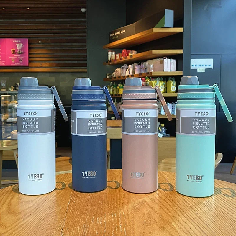 Portable Insulation Thermos Bottle Double Walled Vacuum Flasks Keeps Hot & Cold Stainless Steel Water Bottle Sport Thermal Mug