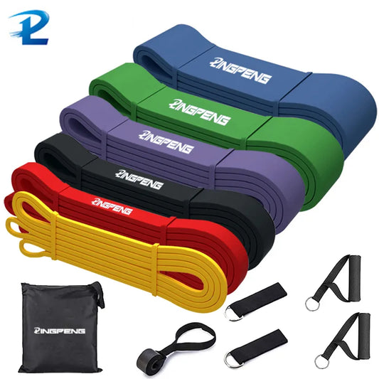 Durable Stretch Resistance Band Sports Expander Heavy Duty Pull Up Straps Powerlifting Loops for Training and Workout