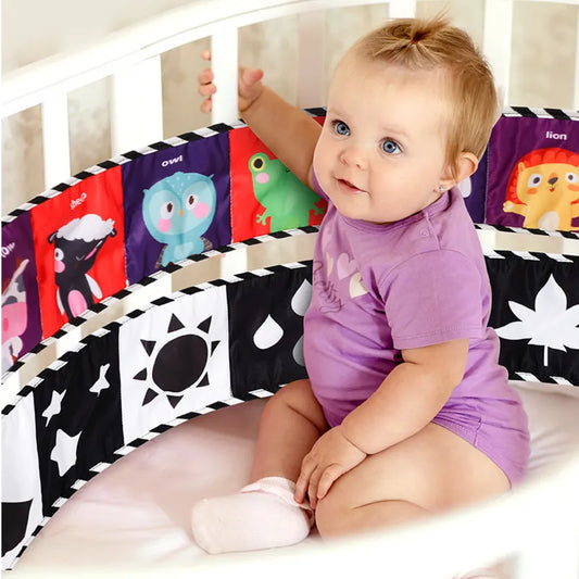 Montessori Sensory Cloth Book Baby Toys