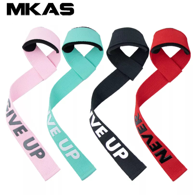 MKAS 1 Pair Gym Lifting Straps