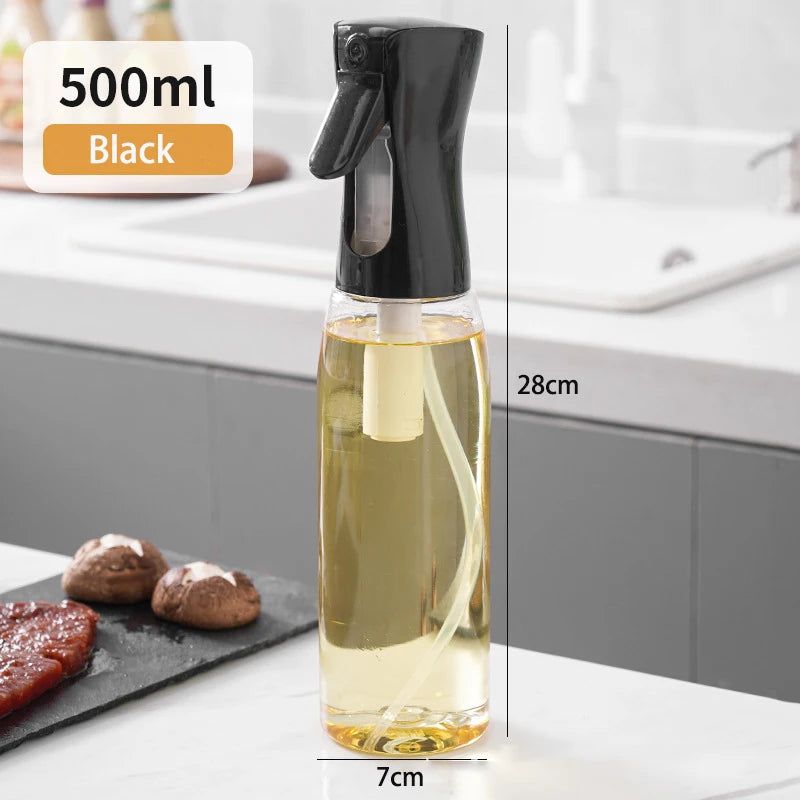 200/300/500ml Oil Spray Bottle Kitchen Baking Olive Oil Dispenser Camping BBQ Baking Salad Vinegar Soy Sauce Sprayer Containers