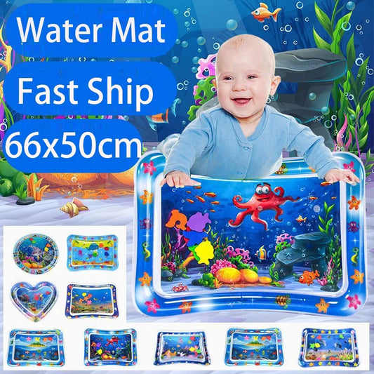 Creative Baby Water Play Mat,Montessori Early educational toys Inflatable kids for Infants Toddlers Baby Toys for 3~24 Months