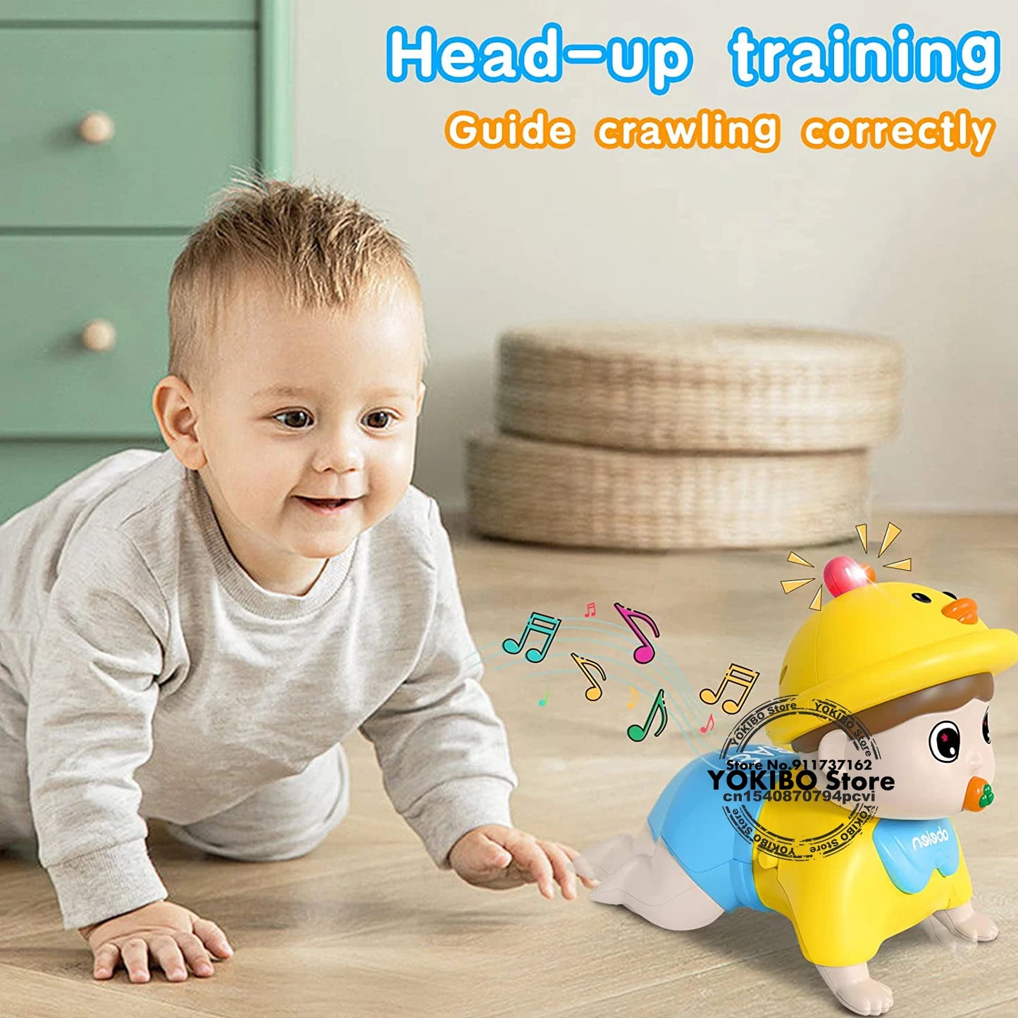 Crawling Baby Toys 6 to 12 Months Toddler Musical Toys Baby Toys 0 6 Months Early Educational Toys for Infant Toys 12-18 Months