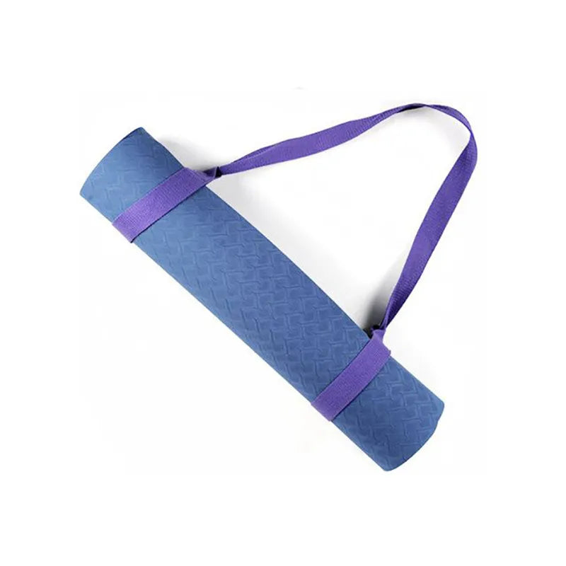 Adjustable Yoga Mat Belts Yoga Mat Shoulder Carrier Yoga Straps Exercise Stretch Yoga Belts Fitness Gym Sports Rope 165cm*3.8cm