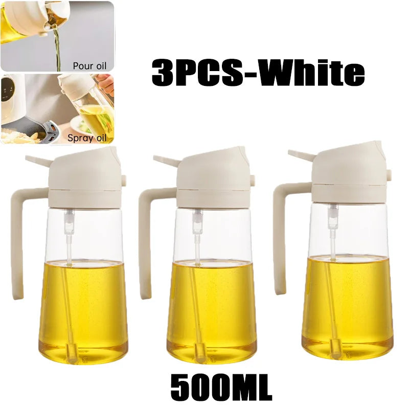 200/300/500ml Oil Spray Bottle BBQ Cooking Olive Oil Sprayer Kitchen Baking Oil Spray Empty Bottle Vinegar Bottle Dispenser