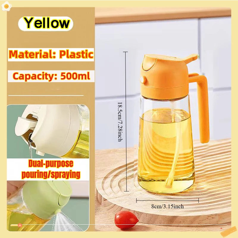 200/300/500ml Oil Spray Bottle BBQ Cooking Olive Oil Sprayer Kitchen Baking Oil Spray Empty Bottle Vinegar Bottle Dispenser